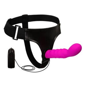 Ultra Harness G&amp;#45;Bod strap&amp;#45;on silikónový vibrátor