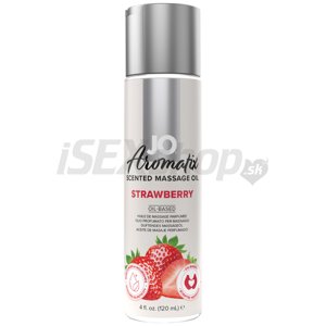 System JO &amp;#45; Aromatix Scented Massage Oil Strawberry 120 ml