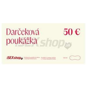 Darčekový poukaz 50 € - online na stiahnutie