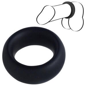Black Velvet &amp;#45; hrubostenný erekčný krúžok 3,8 cm