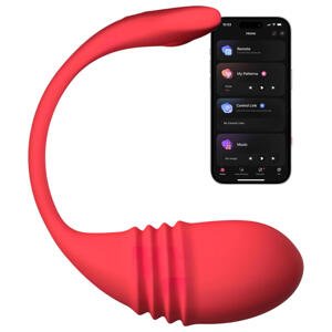 Lovense Vulse App&amp;#45;Controlled Thrusting Egg Vibrator