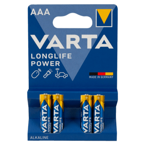 4 Varta AAA Batteries