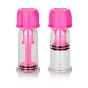 CalExotics Nipple Play Vacuum Twist Suckers Pink