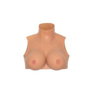 Crop top s prsními vložkami D košík
