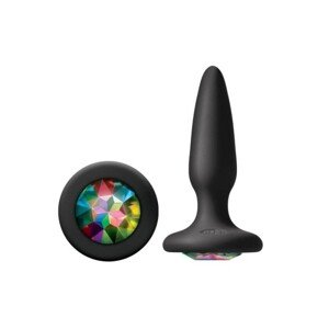 Glams Mini Rainbow Gem - análna kolík s dúhovým drahokamom