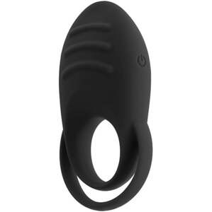 DUAL COCK RING - BLACK