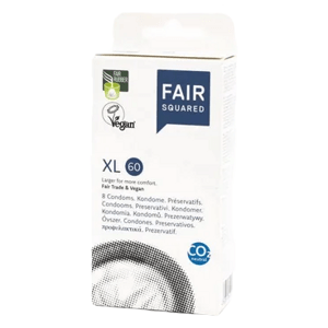Fair Squared Single: XL 60, 8 Fair Trade condoms