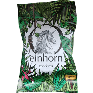 Einhorn Condoms: Fummel-Dschungel, 7 condoms in the chips bag