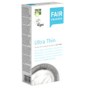 Fair Squared Single: Ultra Thin, 10 Fair Trade condoms