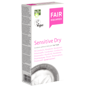 Fair Squared Single: Sensitive Dry, 10 Fair Trade condoms