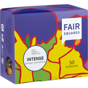 Fair Squared Maxi-Pack: Intense, 50 Fair Trade condoms