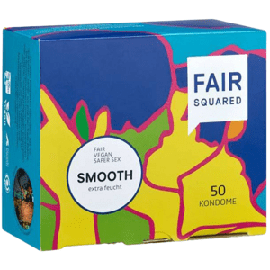 Fair Squared Maxi-Pack: Smooth, 50 Fair Trade condoms