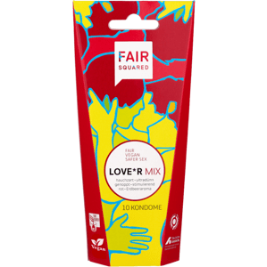 Fair Squared Single: Love*r Mix condoms 10 pcs