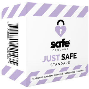 SAFE - Condoms with Silicone-Based Lubricant Standard 5 pcs