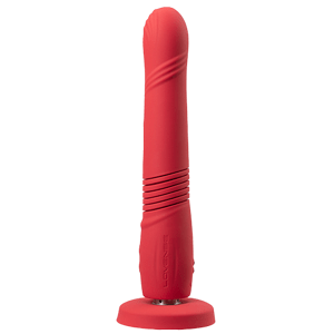 Lovense - Gravity Thrusting Dildo App Controlled Red