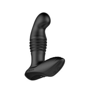 NEXUS - Prirážajúci masážny prístroj na prostatu s diaľkovým ovládaním - Čierny