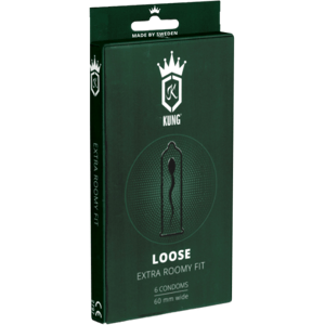 Kung Single: Loose, 6 very large condoms