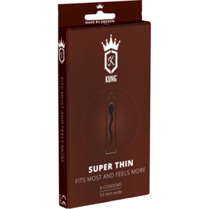 Kung Single: Super Thin, 6 super thin condoms