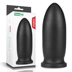9" King Sized Análny kolík Čierny