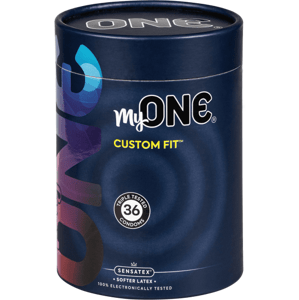 MyOne Maxi-Pack: Custom Fit, size 49E, 36 condoms