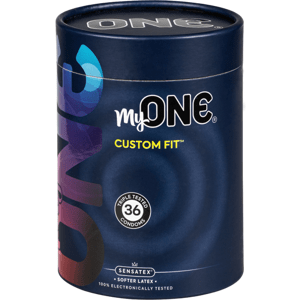 MyOne Maxi-Pack: Custom Fit, size 53D, 36 condoms