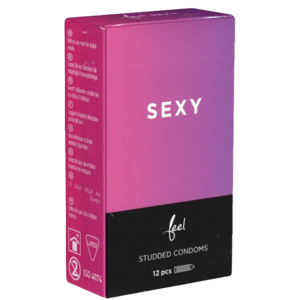 Feel «Sexy» smooth condoms with soft dots 12 pcs