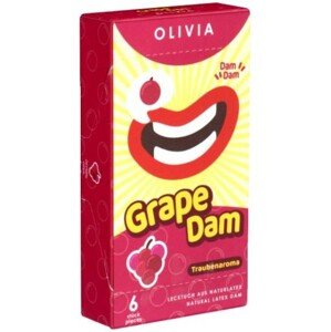 Olivia Dams: Grape, 6 purple latex sheets