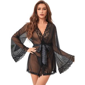 Čierny župan Embrace Yourself, XS–S