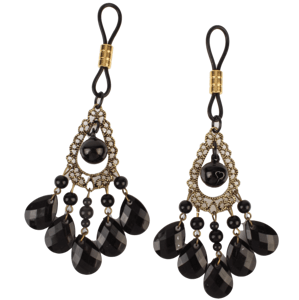 Svorky na bradavky Black Jewel