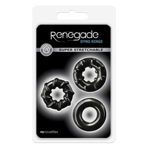 NS Novelties Renegade Dyno Rings Black