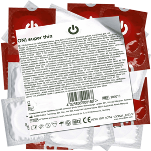 On) Bulk-Pack: Super Thin, 100 thin condoms
